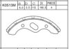TOYOT 0449537032 Brake Shoe Set